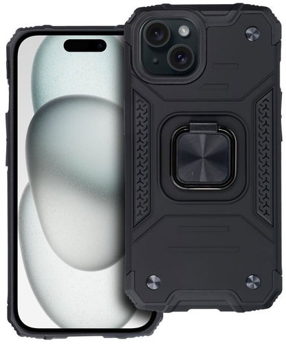 TopQ Cover iPhone 15 durable black 122716 - Phone Cover - Main image