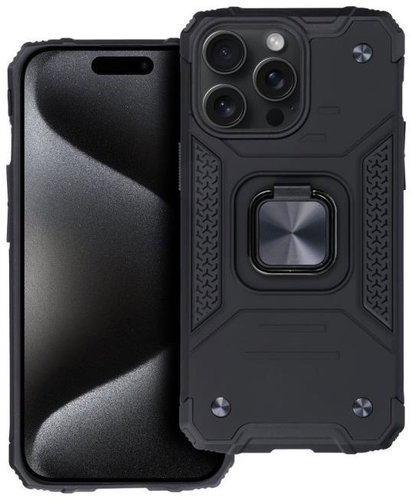 TopQ Cover iPhone 15 Pro Max durable black 122715 - Phone Cover - Main image