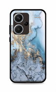 TopQ Kryt LUXURY Xiaomi Redmi Note 13 Pro+ 5G pevný Marble Blue 122712 - Phone Cover