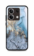 TopQ Kryt LUXURY Xiaomi Redmi Note 13 5G pevný Marble Blue 122709 - Phone Cover