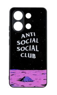 TopQ Kryt LUXURY Xiaomi Redmi Note 13 pevný Antisocial Club 122704 - Phone Cover