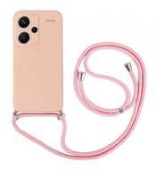 TopQ Kryt Xiaomi Redmi Note 13 Pro+ 5G růžový se šňůrkou 121874 - Phone Cover