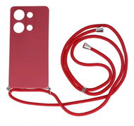 TopQ Kryt Xiaomi Redmi Note 13 Pro červený se šňůrkou 121867 - Phone Cover