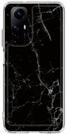 TopQ Kryt STYLE Xiaomi Redmi Note 12S pevný Mramor černý 122832 - Phone Cover