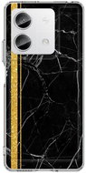 TopQ Kryt STYLE Xiaomi Redmi Note 13 5G pevný Mramor černo-zlatý 122829 - Phone Cover