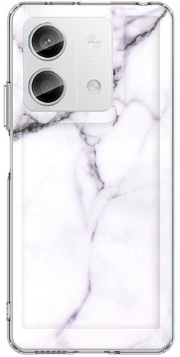 TopQ Cover Xiaomi Redmi Note 13 5G solid Marble white 122827 - Phone Cover - Main image