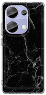 TopQ Kryt STYLE Xiaomi Redmi Note 13 Pro pevný Mramor černý 122817 - Phone Cover