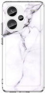 TopQ Cover Xiaomi Redmi Note 13 Pro+ 5G solid Marble white 122804 - Phone Cover