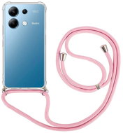 TopQ Cover Xiaomi Redmi Note 13 with pink cord transparent 121915 - Phone Cover