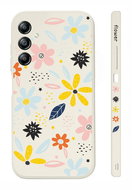 TopQ Kryt Design Samsung A34 Barevné kvítky 121567 - Phone Cover