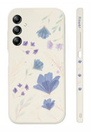 TopQ Cover Design Samsung A34 Blue Flowers 121561 - Phone Cover