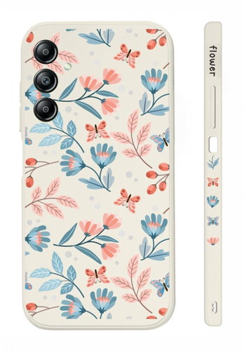 TopQ Cover Design Samsung A34 Romantic flowers 121557 - Phone Cover - Main image