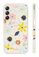 TopQ Kryt Design Samsung A14 Barevné kvítky 121543 - Phone Cover