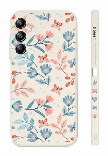 TopQ Cover Design Samsung A14 Romantic flowers 121527 - Phone Cover - Main image