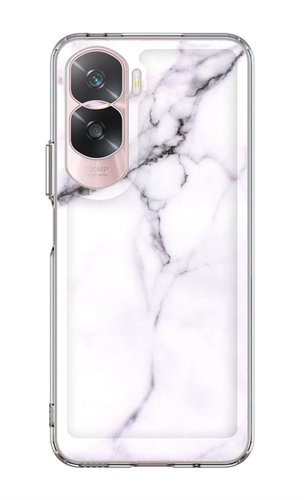 TopQ Cover Honor 90 Lite 5G Solid Marble White 122986 - Phone Cover - Main image