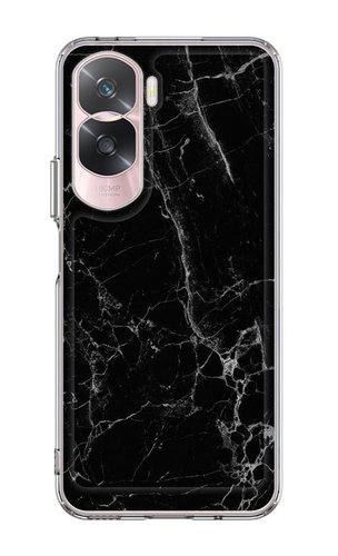 TopQ Cover STYLE Honor 90 Lite 5G solid Marble black 122982 - Phone Cover - Main image