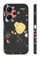 TopQ Kryt Design Xiaomi Redmi Note 13 Pro+ 5G Kočička černý 123180 - Phone Cover