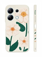 TopQ Kryt Design Xiaomi Redmi Note 13 Bílé květy 123163 - Phone Cover