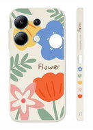 TopQ Kryt Design Xiaomi Redmi Note 13 Malované květy 123157 - Phone Cover