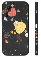 TopQ Kryt Design Xiaomi Redmi Note 12S Kočička černý 123232 - Phone Cover
