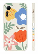 TopQ Kryt Design Xiaomi Redmi Note 12S Malované květy 123168 - Phone Cover