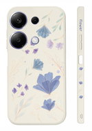 TopQ Cover Design Xiaomi Redmi Note 13 Pro Blue Flowers 123307 - Phone Cover