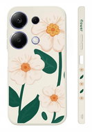 TopQ Kryt Design Xiaomi Redmi Note 13 Pro Bílé květy 123300 - Phone Cover