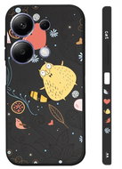 TopQ Kryt Design Xiaomi Redmi Note 13 Pro Kočička černý 123294 - Phone Cover