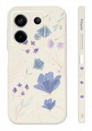 TopQ Kryt Design Xiaomi Redmi Note 13 Pro 5G Modré kvítky 123328 - Phone Cover