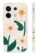 TopQ Kryt Design Xiaomi Redmi Note 13 Pro 5G Bílé květy 123327 - Phone Cover