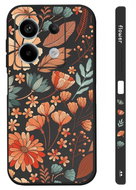 TopQ Cover Design Xiaomi Redmi Note 13 Pro 5G Luční kvettí black 123315 - Phone Cover