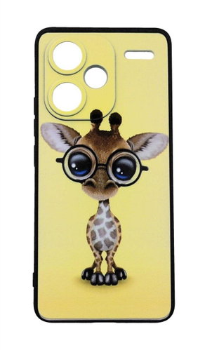 TopQ Cover Xiaomi Redmi Note 13 Pro+ 5G Cute Giraffe 122601 - Phone Cover - Main image