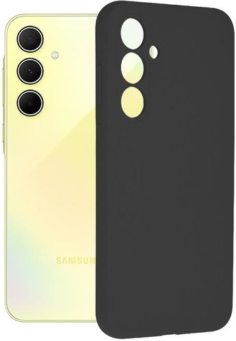 TopQ Kryt Essential Samsung A35 černý 123737 - Phone Cover - Main image