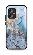 TopQ Cover LUXURY Motorola Moto G54 5G Marble Blue 122690 - Phone Cover