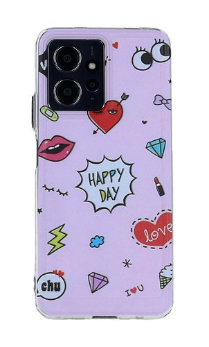 TopQ Cover Image Xiaomi Redmi Note 12 Image hard Happy Day 121664 - Phone Cover - Main image