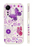 TopQ Cover Design Xiaomi Redmi 13C Purple butterflies 122997 - Phone Cover