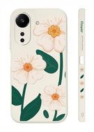 TopQ Kryt Design Xiaomi Redmi 13C Bílé květy 122983 - Phone Cover