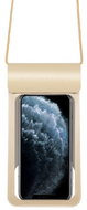 TopQ Universal waterproof case Metallic M for mobile phone gold 124196 - Waterproof Case