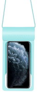 TopQ Univerzální vodotěsné pouzdro Metallic M na mobil tyrkysové 124197 - Waterproof Case