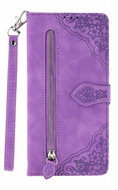 TopQ Xiaomi Redmi 14C book case with zipper purple 131073 - Phone Case
