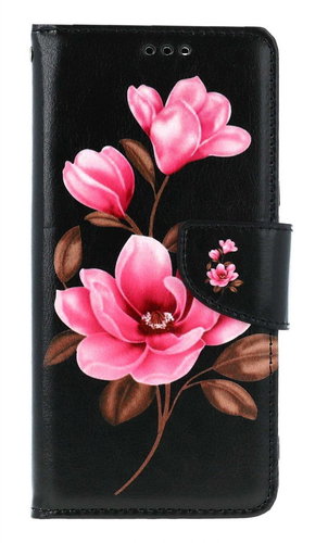 TopQ Case Xiaomi Redmi Note 13 book Three flowers 130007 - Phone Case - Main image