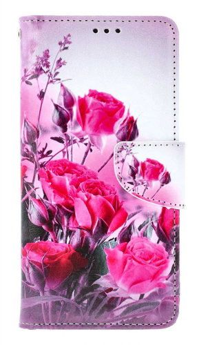 TopQ Xiaomi Redmi Note 13 book case Romantic roses 130005 - Phone Case - Main image