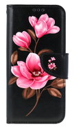 TopQ Case Samsung A15 booklet Three flowers 131939 - Phone Case