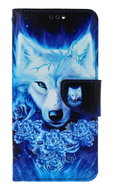 TopQ Xiaomi Redmi 13C book case Turquoise wolf 131927 - Phone Case