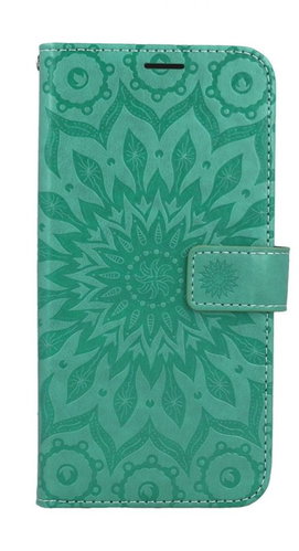 TopQ Case Samsung A16 book Mandala green 132949 - Phone Case - Main image