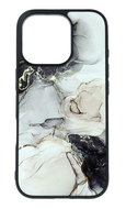 TopQ Marble iPhone 16 Pro Hard Cover Smoky Cream 132166 - Phone Cover