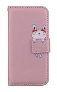 TopQ Case Xiaomi Redmi 14C book pink with rabbit 132685 - Phone Case