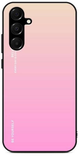 TopQ Cover LUXURY Samsung A16 solid rainbow apricot 132289 - Phone Cover - Main image