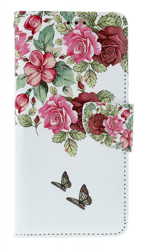 TopQ Case Xiaomi Redmi Note 13 book Tender Flowers 130004 - Phone Case - Main image