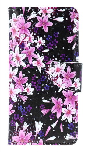 TopQ Xiaomi Redmi Note 13 book case Lilies 130003 - Phone Case - Main image